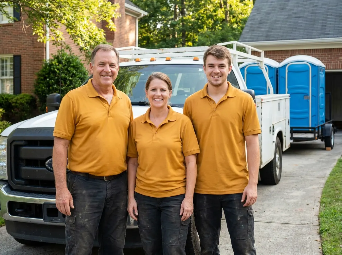 Power Mobile Restroom Solutions porta potty rental team in Atlanta, GA
